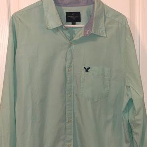 Button up American Eagle t-shirt